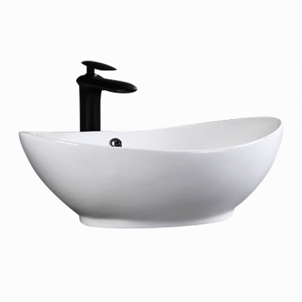 Artistic ingot countertop basin, special ceramic sink for bathrooms