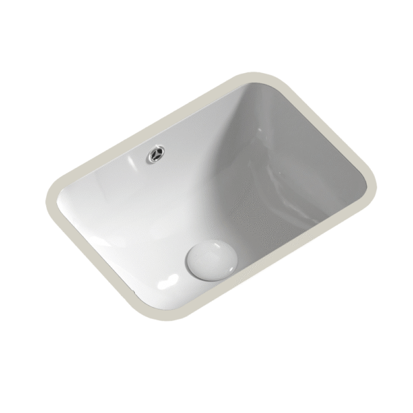 18 inch embedded ceramic washbasin, placed under the counter