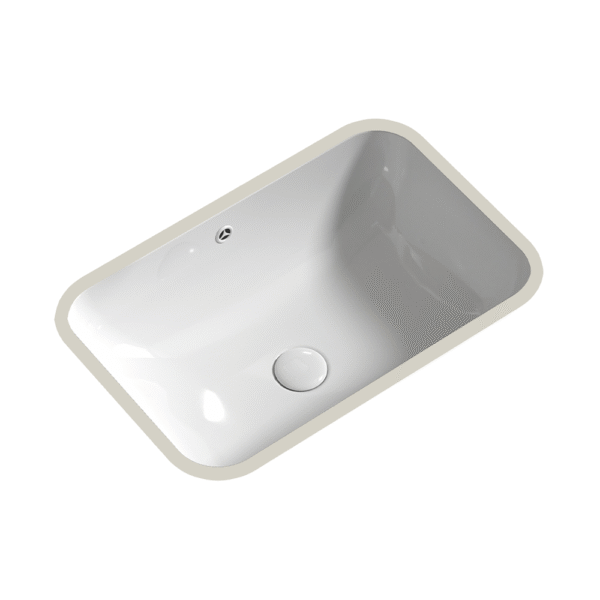 23 inch embedded ceramic washbasin, placed under the counter