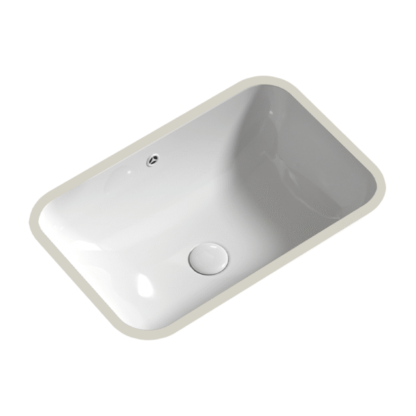 24 inch embedded ceramic washbasin, placed under the counter