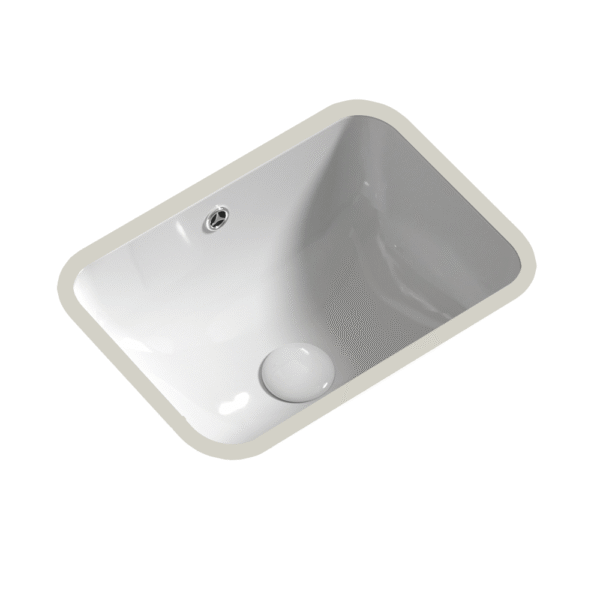 16 inch embedded ceramic washbasin, placed under the counter