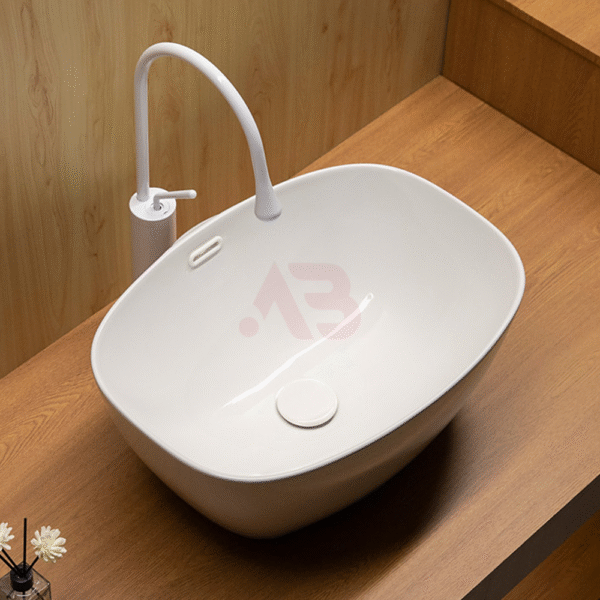 500X370mm Deepened art basin with overflow protection function