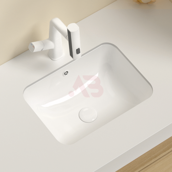 21 inch embedded ceramic washbasin, placed under the counter