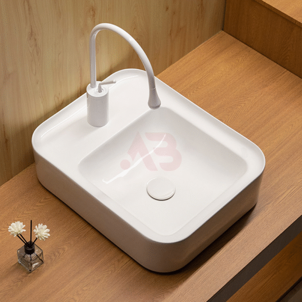 500X400mm Ceramic Art Basin Rectangular Bathroom Sink